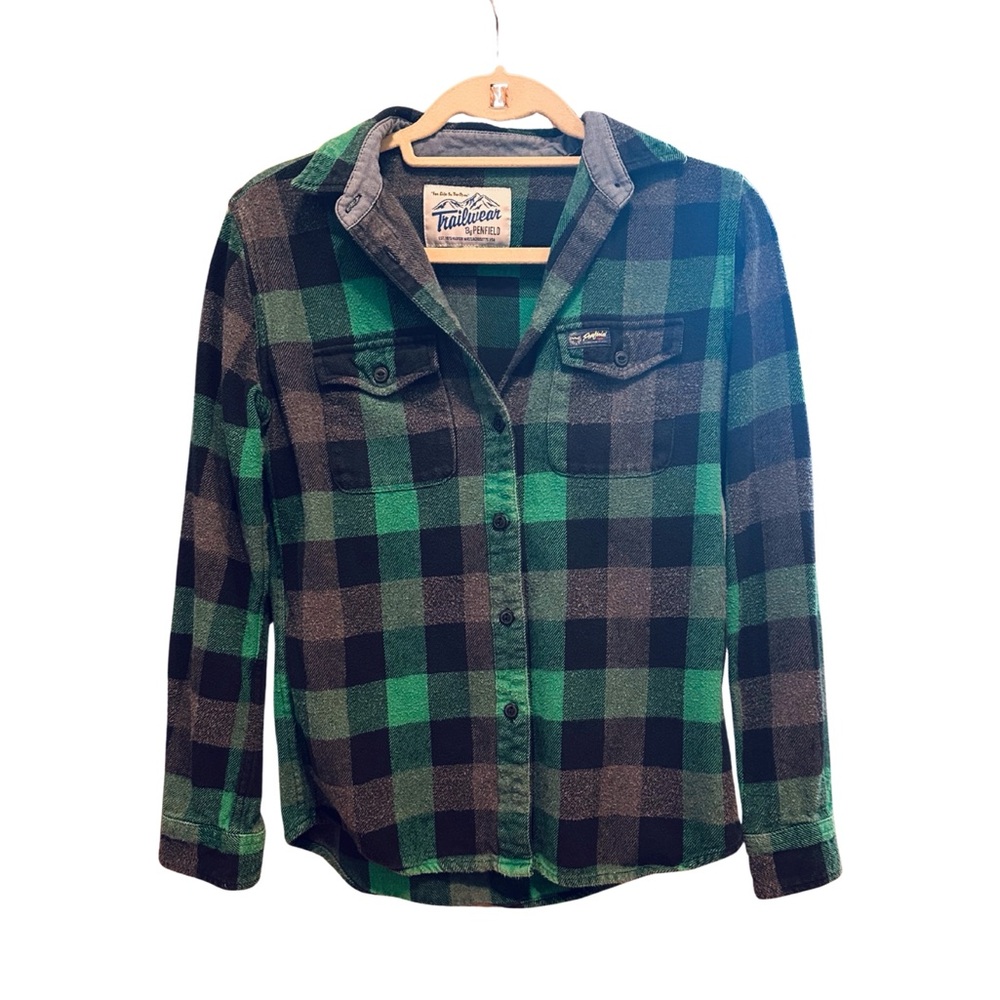 Trailwear by Penfield Green and Black Flannel Shirt